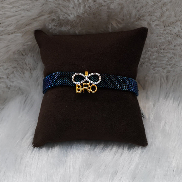22K Gold-Plated ‘BRO’ Strap Bracelet for Men – Casual Chic Accessory
