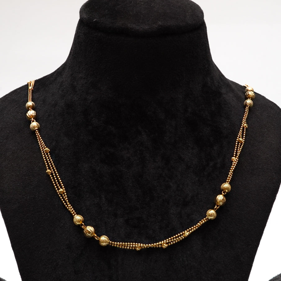"Golden Pearls, Timeless Sophistication"