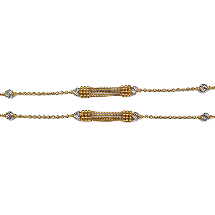 "Pearls of Gold, Dripping in Style"