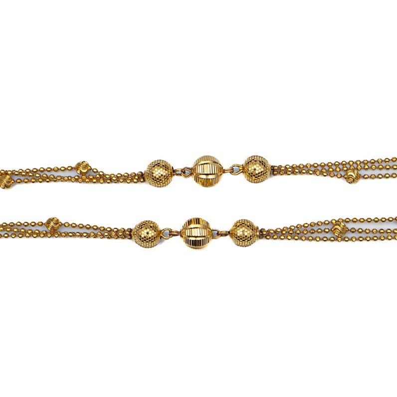 "Golden Pearls, Timeless Sophistication"