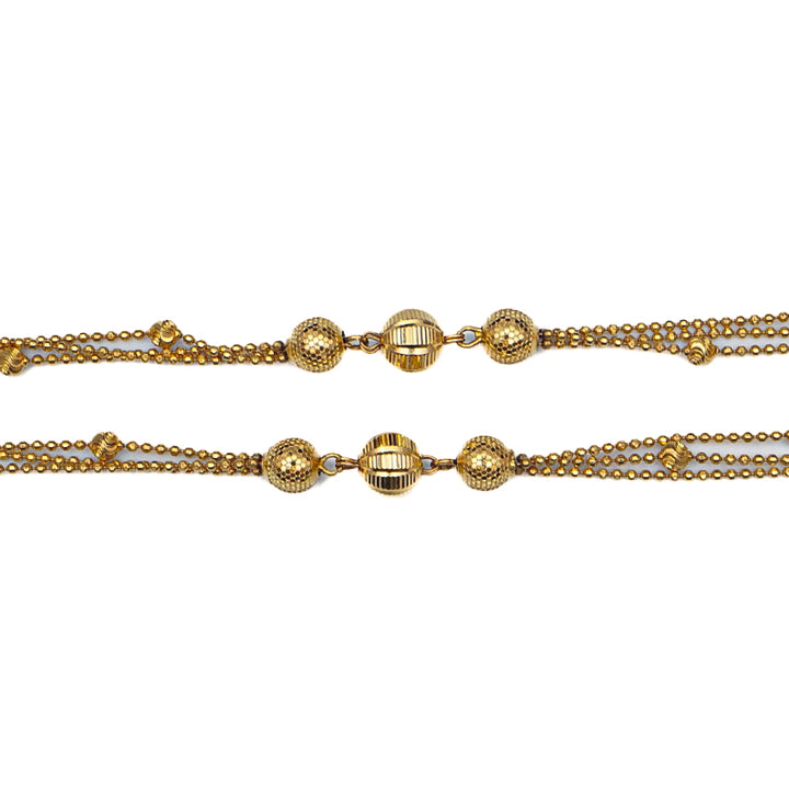 "Golden Pearls, Timeless Sophistication"
